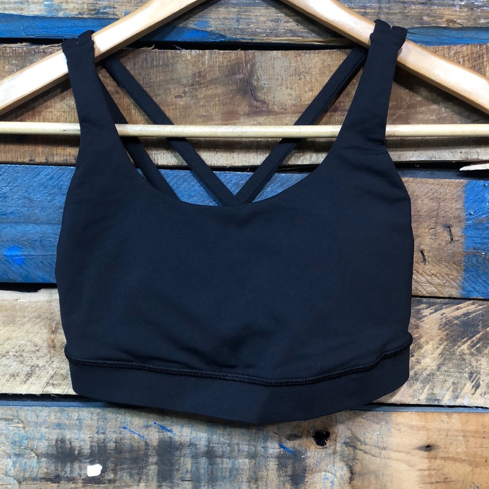 Lululemon sports bra sz 4 black razor back black Women’s